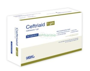 Ceftriaid 1gm IV