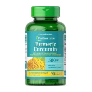Puritan's Pride Turmeric Curcumin 500mg 90 Capsules