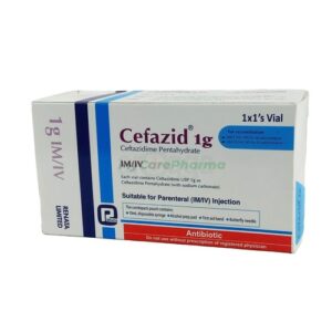 Cefazid 1gm IV/IM