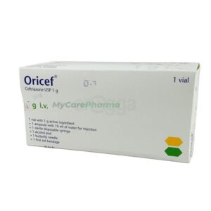 Oricef 1gm IV
